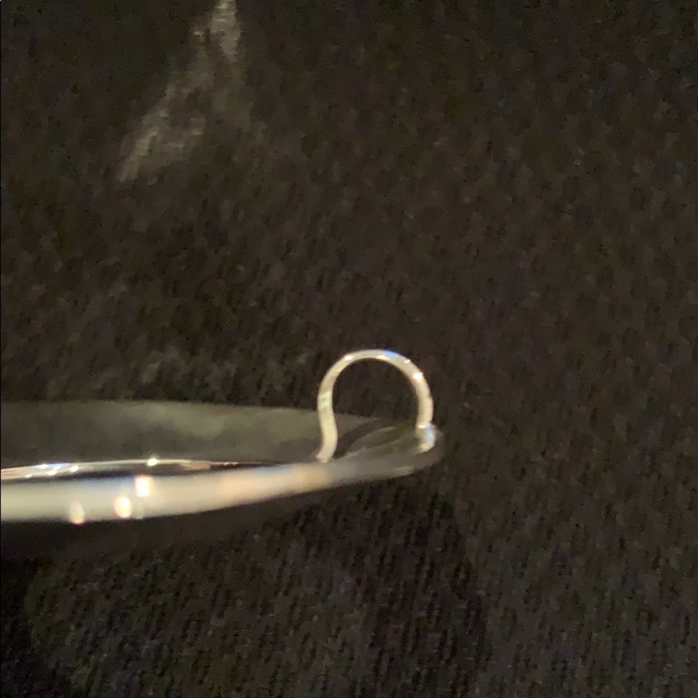 Sterling Silver Pendant. Hammered & Smooth. 2” - Picture 10 of 11